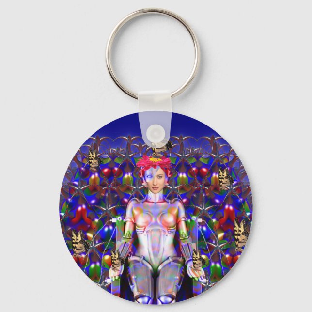 Robot Butterfly Schlüsselanhänger (Vorderseite)