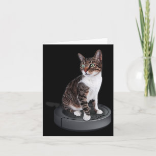 Robot Cat Vacuum Cleaner Feline Animal Niedlich Ca Karte