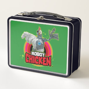 Robot Chicken Character Logo Metall Brotdose
