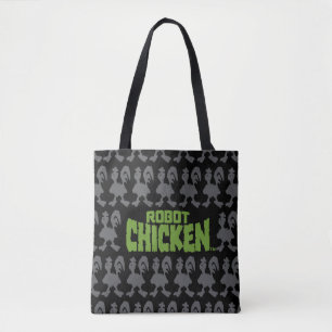 Robot Chicken Silhouette Pattern Tasche
