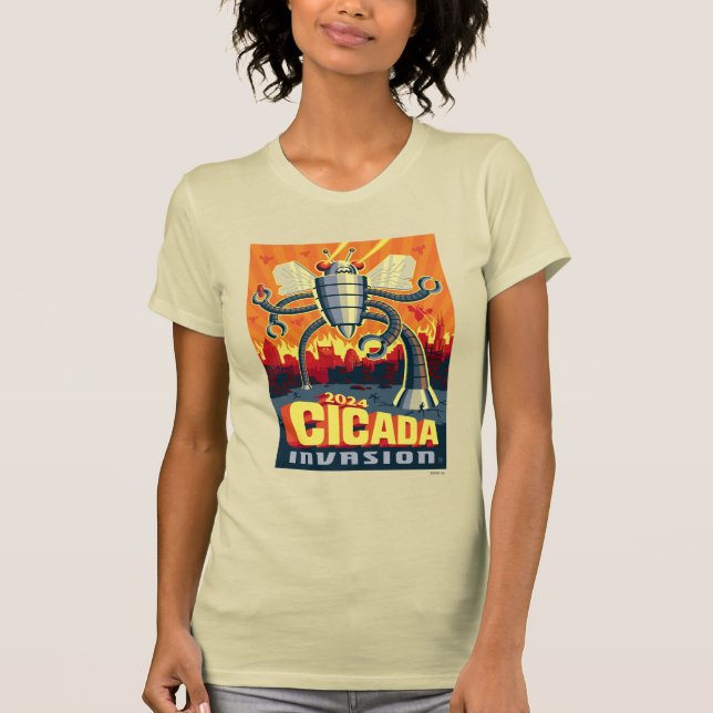 Robot Cicada T-Shirt (Vorderseite)