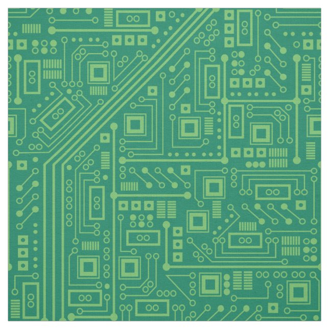 Robot Circuit Board Stoff (Muster)