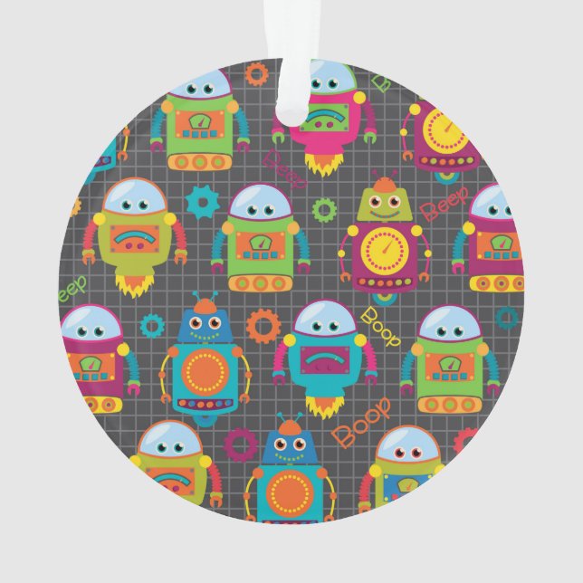 Robot coloré d'enfants (dos)