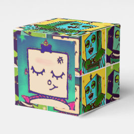 Robot Comic Style-Geschenkboxen Geschenkschachtel