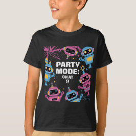 Robot Cool Trendy Children Birthday T - Shirt