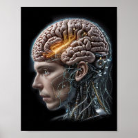 Robot Cyborg Brain Artificial Intelligence