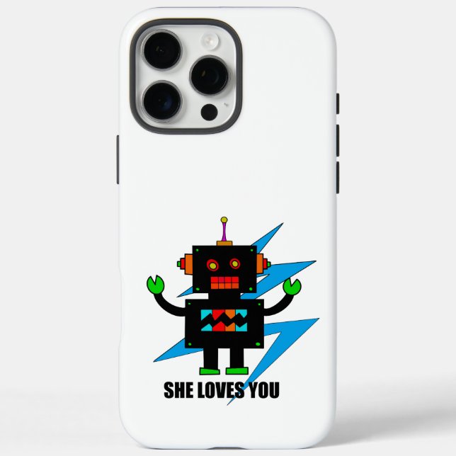 ROBOT DESIGN IPHONE CASE (Rückseite)