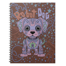 Robot Dog-Notebook Notizblock