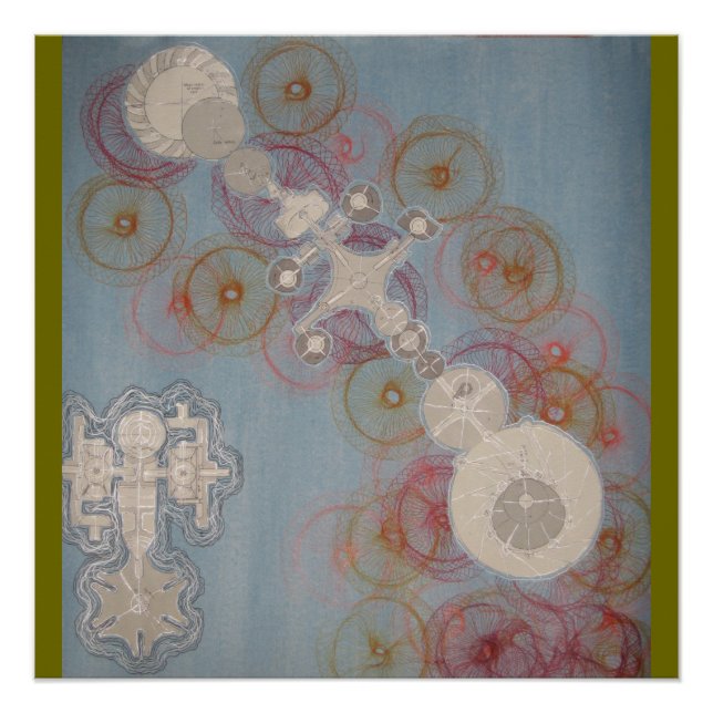 Robot Dreams 20"x20" Poster (Vorderseite)