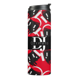 Robot Dropping Music Producer Nachtclub Thermosbecher