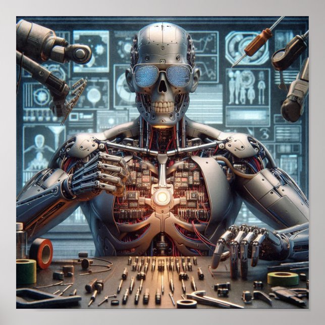 Robot Engineer Poster (Vorne)