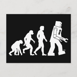 Robot Evolution Postcard Postkarte
