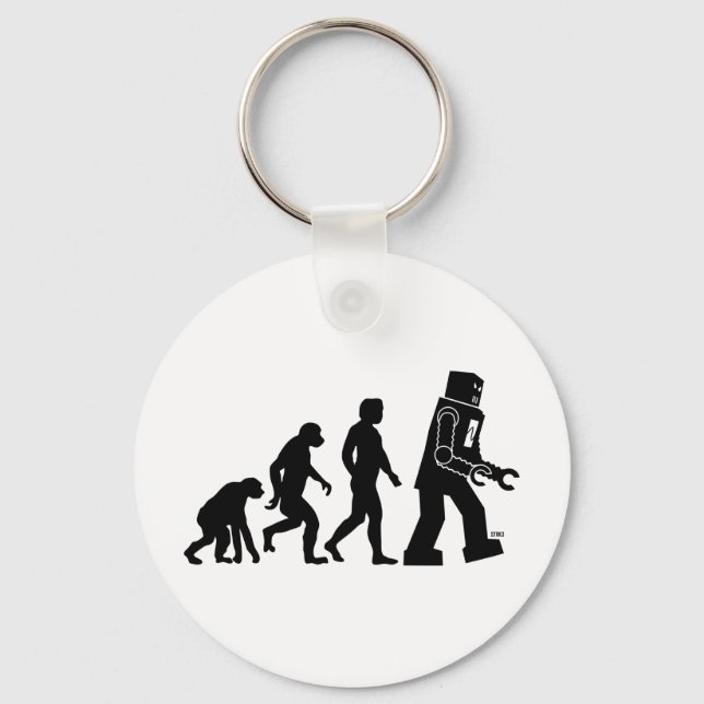 Robot Evolution Schlüsselanhänger (Vorderseite)
