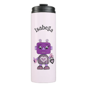Robot Girl Thermosbecher