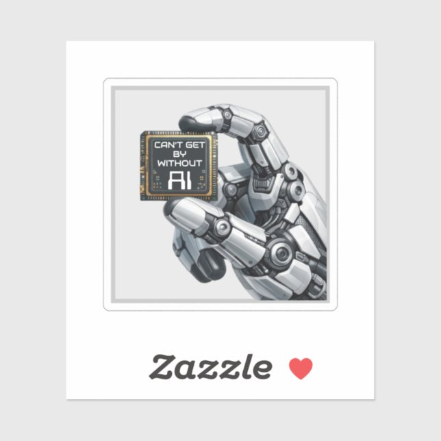 Robot Hand Aufkleber (Blatt)