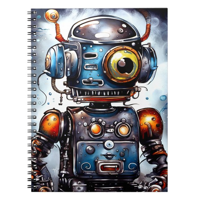 Robot I Notizblock (Vorderseite)