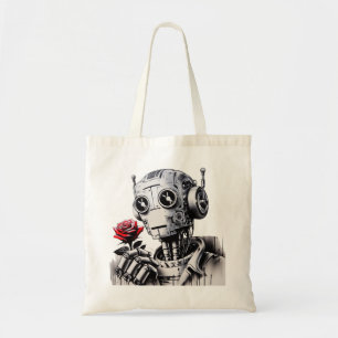 Robot Liebe 01 Tragetasche