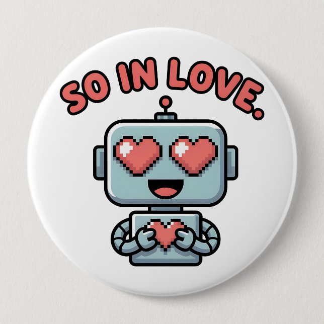 Robot-Liebe, Button (Vorderseite)