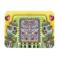 ROBOT LOOKING FOR LOVE HEART VENDING MACHINE CUTE