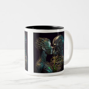 Robot Love Two-Tone Tasse, 330 ml Zweifarbige Tasse