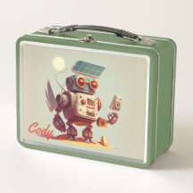 Robot Metal Lunch Box