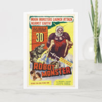 Robot Monster - Vintages Sci-Fi Horror Movie Poste