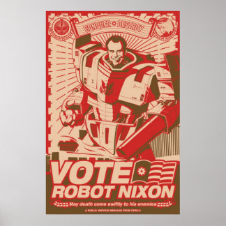 Robot Nixon Poster