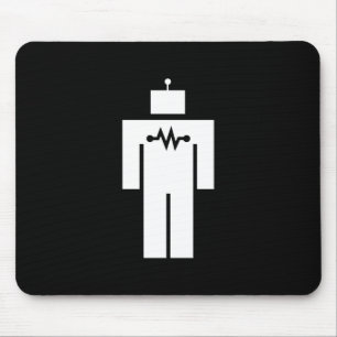 Robot-Piktogramm-Mauspad Mousepad