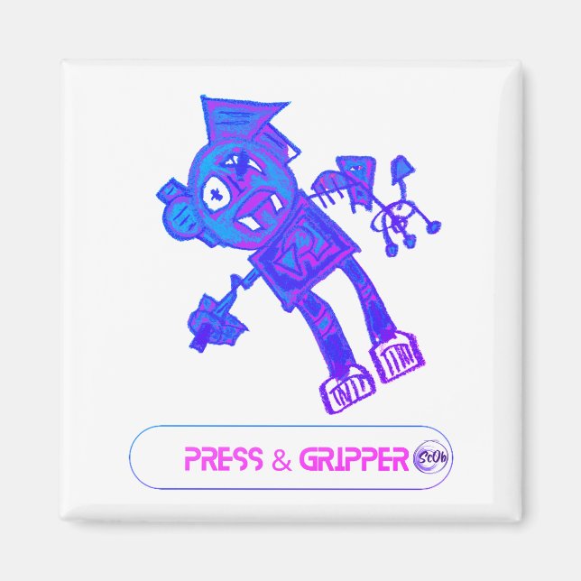 Robot Press & Gripper Magnet (Vorne)