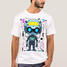 Robot Print T-Shirt