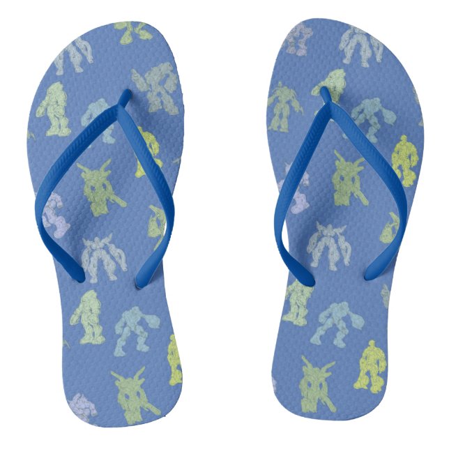 Robot Riot Flip Flops (Fußbett)