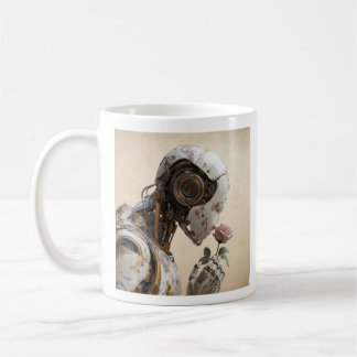 Robot & Rose Solarpunk-Tasse Kaffeetasse