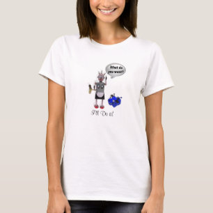 Robot Service individuell anpassbar T-Shirt