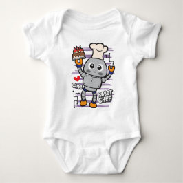 Robot shef baby strampler