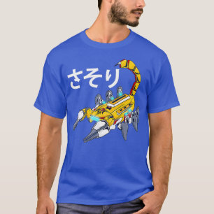 Robot Skorpion japanischer Anime Insekt T-Shirt