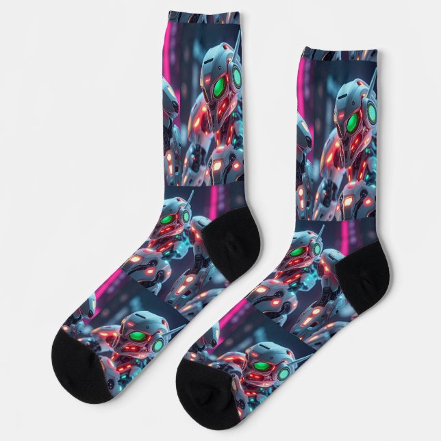 ROBOT SOCKEN (Linkes Detail)