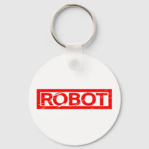 Robot Stamp Schlüsselanhänger