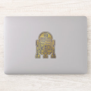 Robot-Sticker Aufkleber