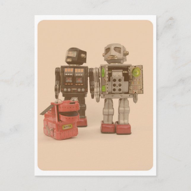 Robot Suburbia Postkarte (Vorderseite)