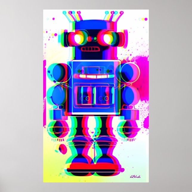 Robot Suspect Number 4 Poster (Vorne)