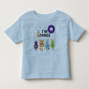Robot T-shirts et cadeaux d'anniversaire 3e