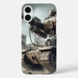 Robot Tank iPhone 16 Plus Hülle