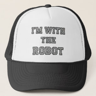 Robot Text Hut Truckerkappe
