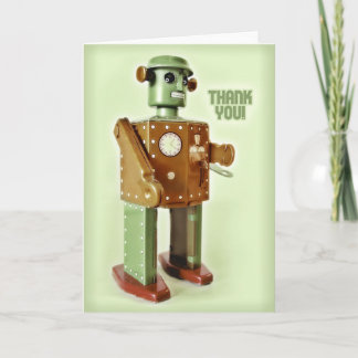 ROBOT THANKS DANKESKARTE