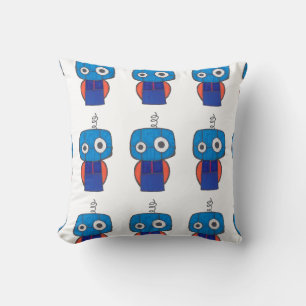 Robot Throw Kissen