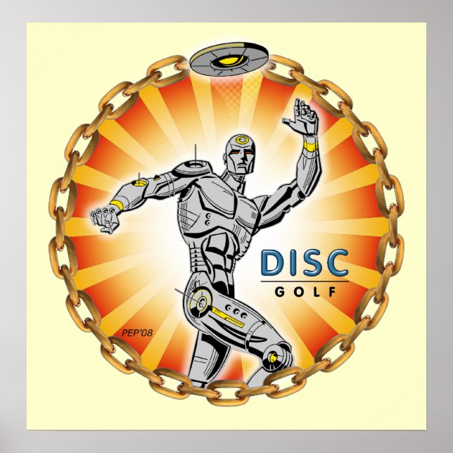 Robot Thrower #2 Poster (Vorne)