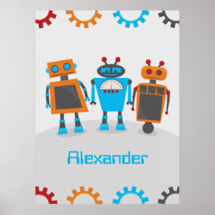 Robot Trio Poster