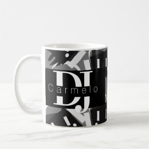 Robot tröpfelnder Musikproduzent Nachtclub Kaffeetasse