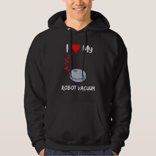 Robot Vacuum Liebhaber lustiger Roboter-Hausreinig Hoodie