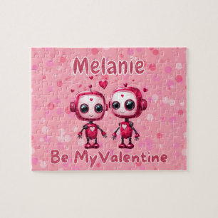 Robot Valentinstag-Puzzle